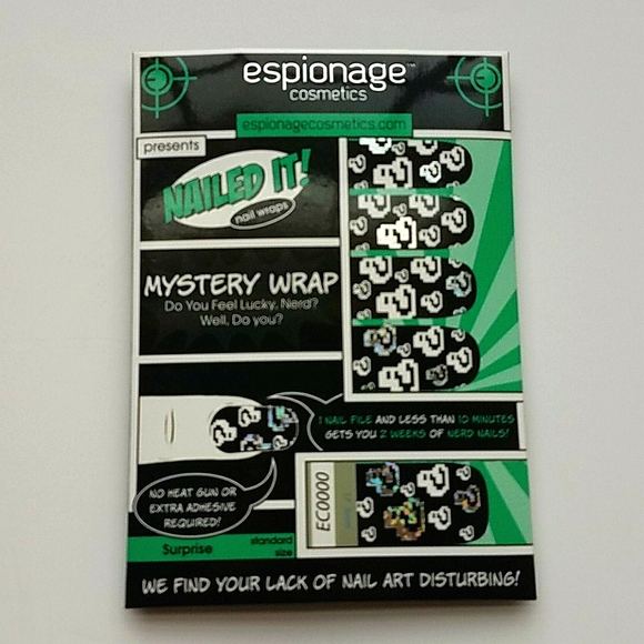 Espionage Cosmetics Other - Espionage Cosmetics nail wraps new